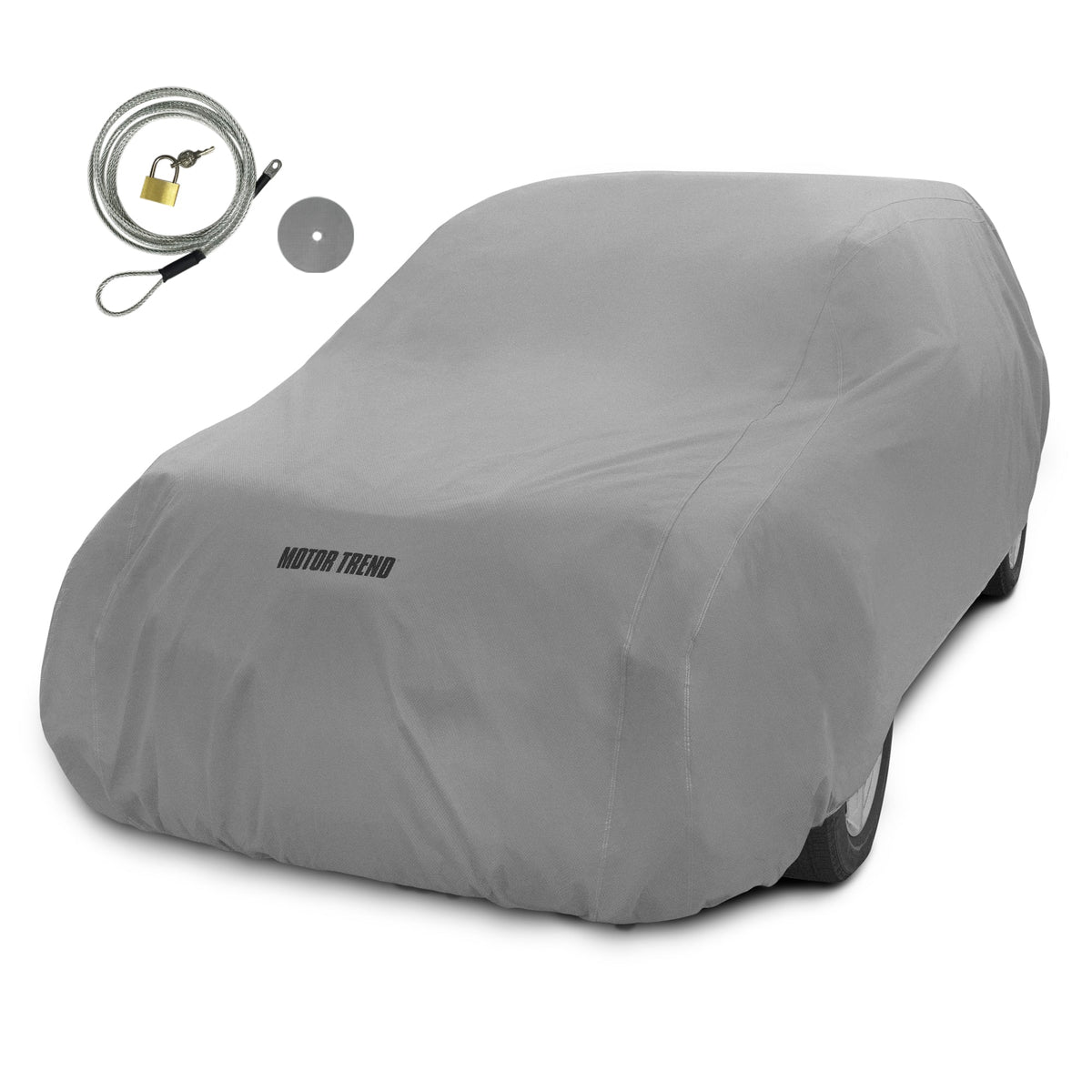MotorTrend 4-Serie Premium Poly Lined Fahrzeugabdeckung für Autos, SUVs, LKW, Vans