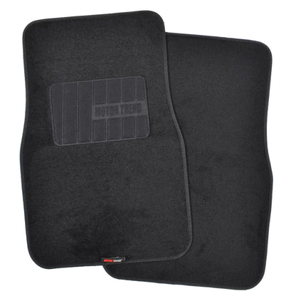 MotorTrend 4-Piece FatRug Premium Teppich Vorderbodenmatten und Hinterbodenmatten mit Fersenpolsterung