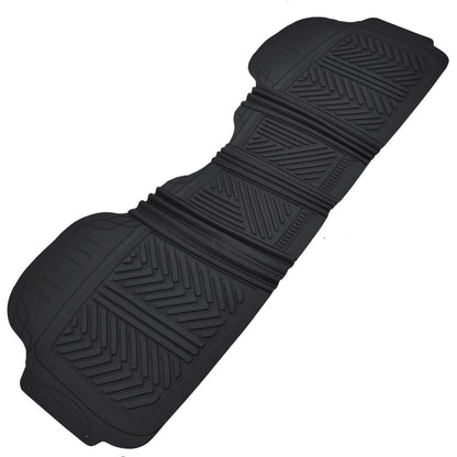 MotorTrend 4-Piece 3-Rows Extra-High Ridgeline Vorderbodenmatten, Mittelbodenmatte und Hinterbodenmatte