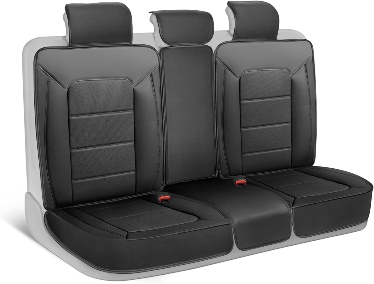 MotorBox Classic Edition Duo-Tone Rear Bench Seat Cover - Grau / Schwarz