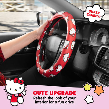 Carbella Sanrio Hello Kitty Original Lenkrad Abdeckung (Fits 14.5' - 15')