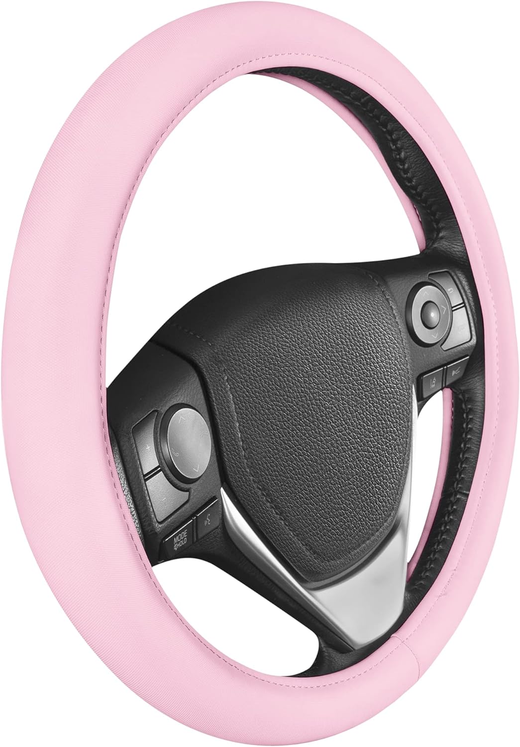 BDK Ultra Soft Blue Steering Wheel Cover für Frauen, Standard 15 Zoll Größe, niedlich Comfy Grip Faux Leder Auto Lenkrad Abdeckung für LKW Van SUV Auto (Mehrere Farben)