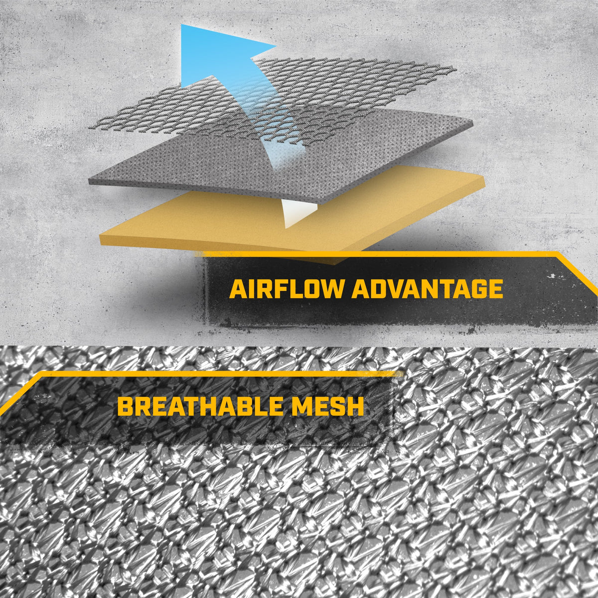 Raupe AeroMesh Graue Sitzbezüge für LKW, Auto & SUV - (2) Front Truck Seat Cover Protector - Breathable Mesh Universal Fit Car Seat Covers - Automotive Seat Covers Top of Seat Protection