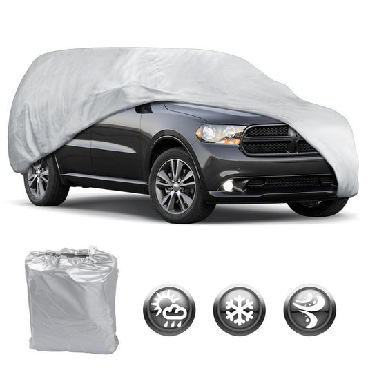 MotorTrend WeatherWear Single Poly Layer All Season Wasserdichte Fahrzeugabdeckung für GMC Acadia