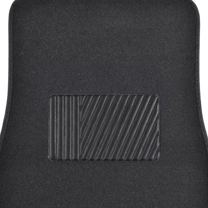 MotorTrend 4-Piece Premium Inter-Lock Backing Teppich Vorderbodenmatten und Hinterbodenmatten