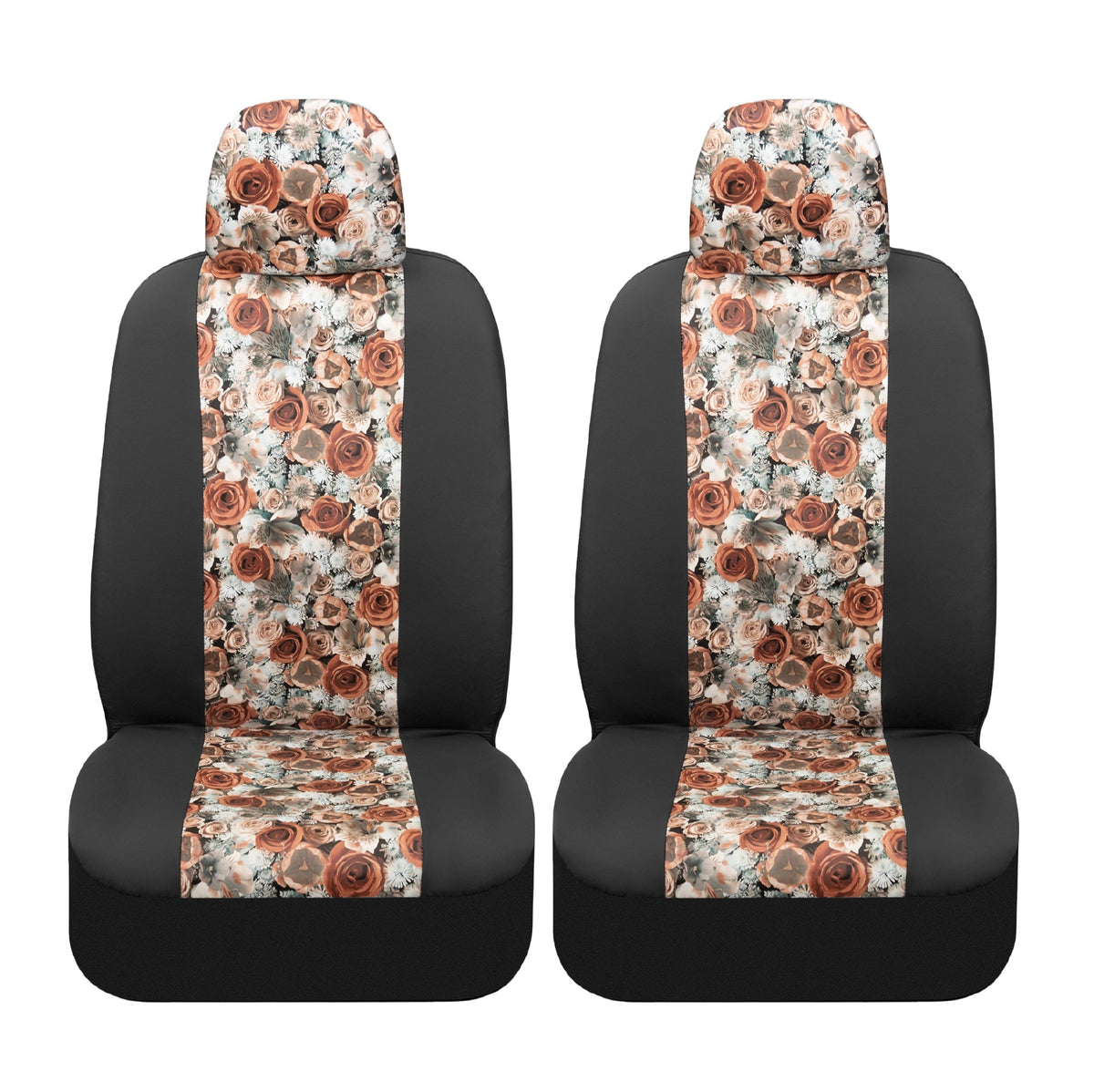 BDK 2-Pack Dusty Rose Floral Vordersitzbezüge