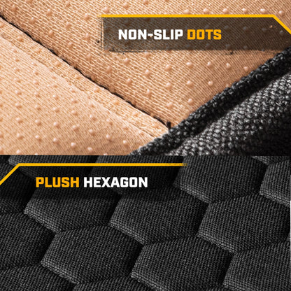 CAT Hex Leinen Vordersitzbezüge - Heavy Duty - Black