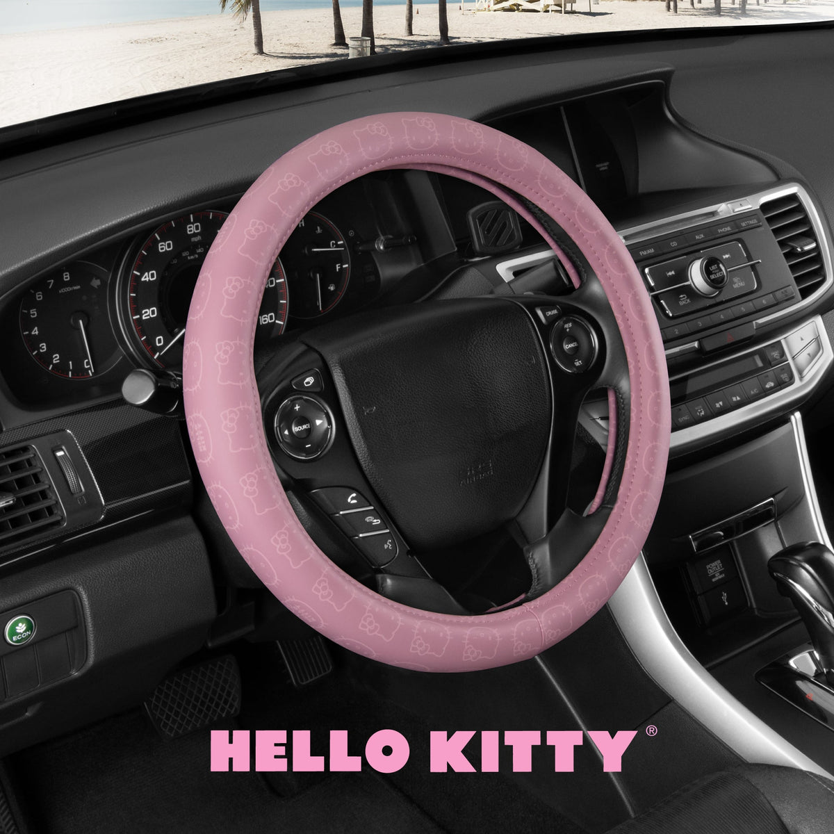Carbella Sanrio Hello Kitty Pink Lenkrad Abdeckung (Fits 14.5' - 15')