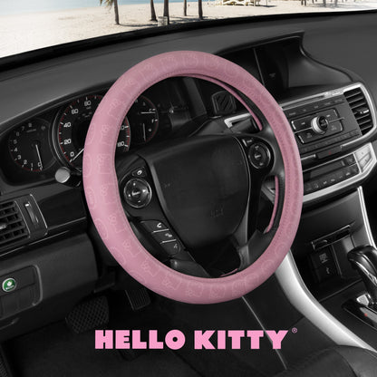 Carbella Sanrio Hello Kitty Pink Lenkrad Abdeckung (Fits 14.5' - 15')