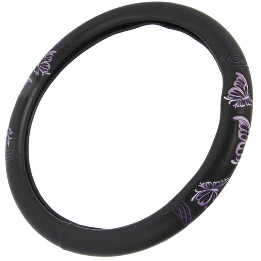 BDK 12-Piece Butterfly Vordersitzbezüge, Rücksitzbezüge, Sicherheitsgurtpads und Lenkradbezüge (Fits 14.5' - 15.5')