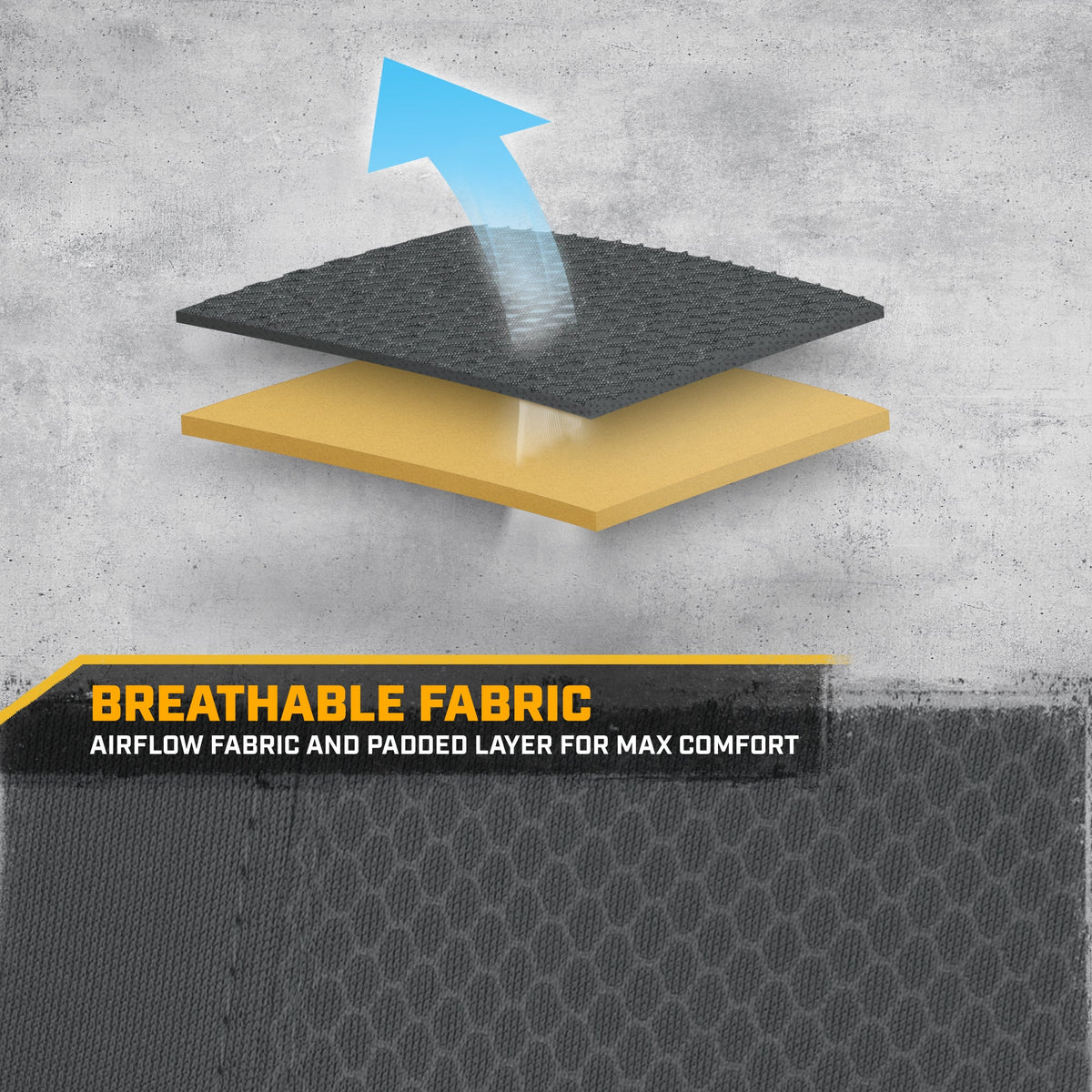 Cat Flexfit Gray Rear Seat Cover für Auto - Langlebiger Canvas & Mesh Design 60/40 Split Bench Protector für Autos, LKW & SUVs - Rücksitz Abdeckung für Hinterbank - Interieur Car Zubehör