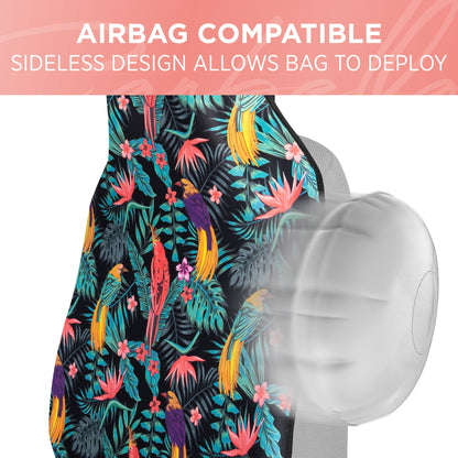 Carbella 2-Pack Tropical Birds Vordersitz Abdeckungen