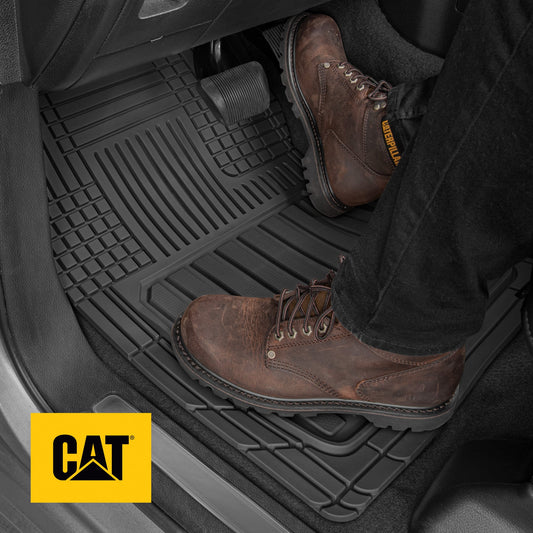 CAT 3-Stück ToughLiner Vorderbodenmatten und Hinterbodenmatten - Heavy Duty, All Weather, Trimmen, um zu passen