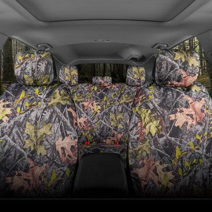 BDK 9-Piece Forest Floor Camo Vordersitz- und Rücksitzabdeckungen