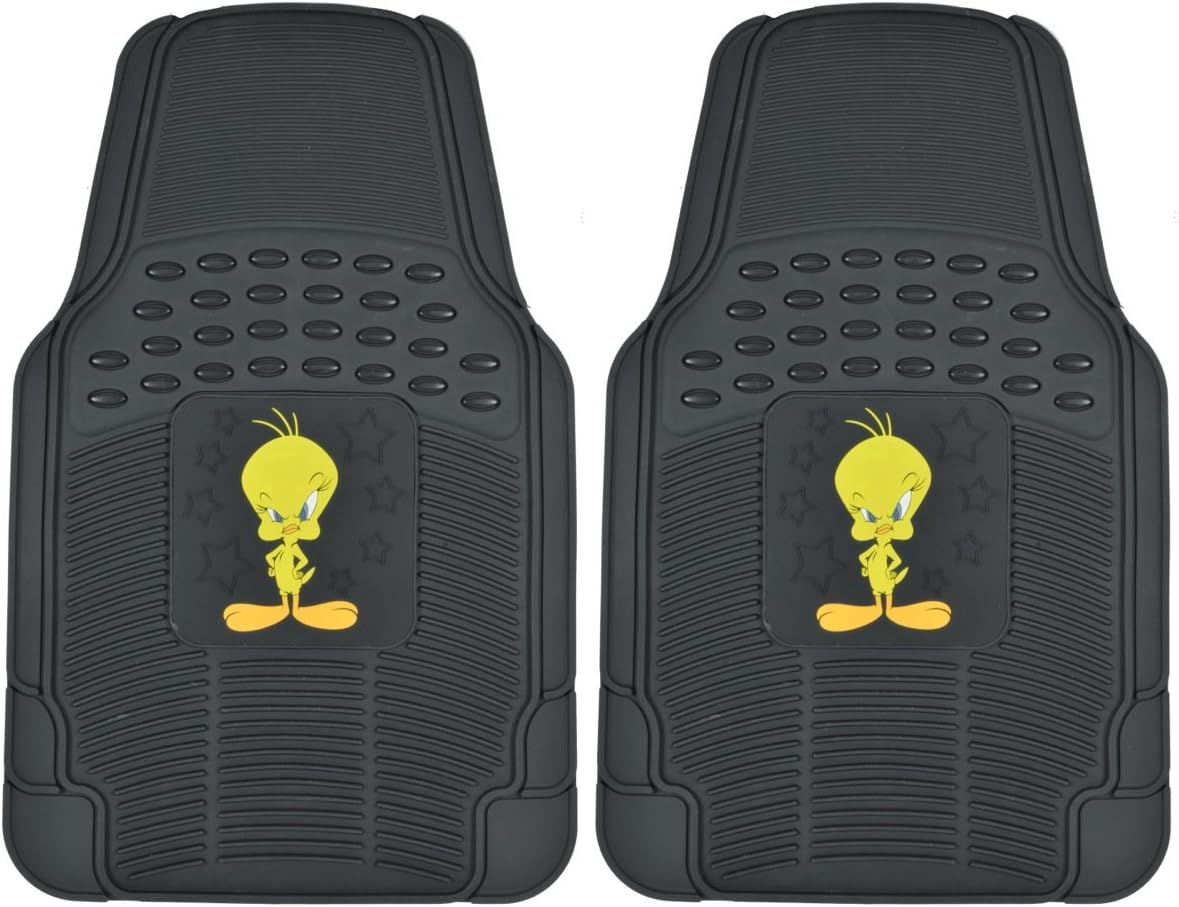 BDK Armored Super Hero Car Floor Matts - Offiziell lizenzierte DC Comics - All Weather Heavy Duty Auto Interieur Liners für Auto Truck Van SUV (Mehrere Stile)