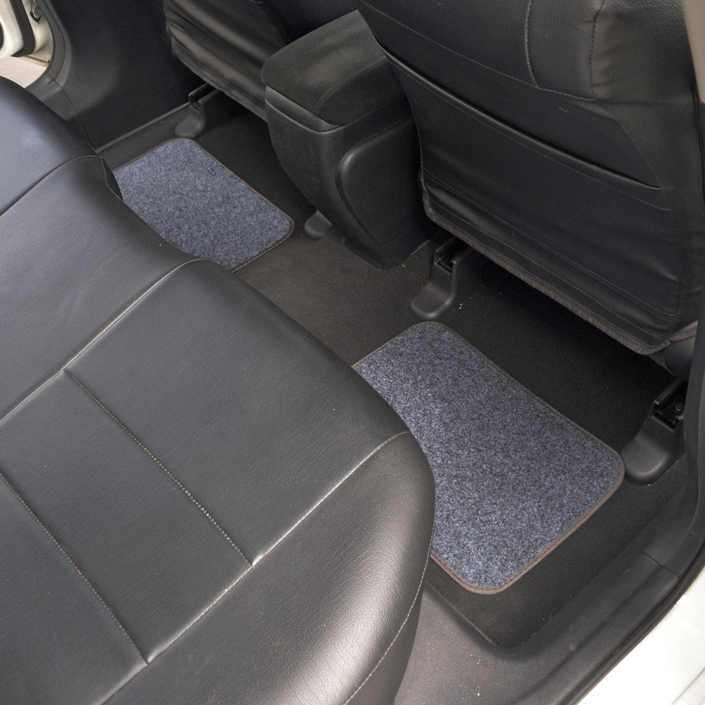 MotorTrend 4-Piece Premium Inter-Lock Backing Teppich Vorderbodenmatten und Hinterbodenmatten