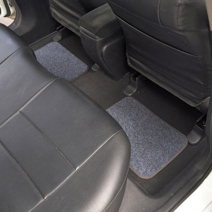 MotorTrend 4-Piece Premium Inter-Lock Backing Teppich Vorderbodenmatten und Hinterbodenmatten