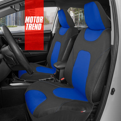 MotorTrend 2-Pack AquaShield Wasserdicht Zwei-Tone Neopren-Vordersitzabdeckungen