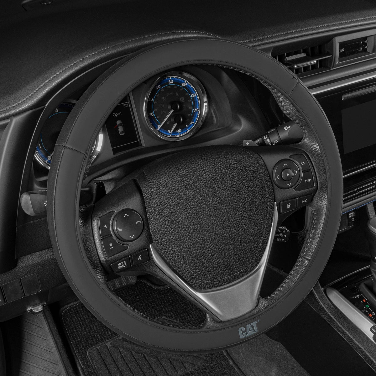 CAT EasyWrap Faux Leather Steering Wheel Abdeckung (Fits 14.5' - 15.5')