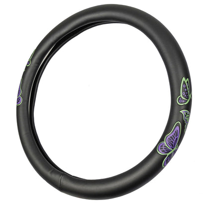 BDK GripGrab Comfort Grip Purple/Green Butterflies Lenkradabdeckung (Fits 14.5' 15.5')