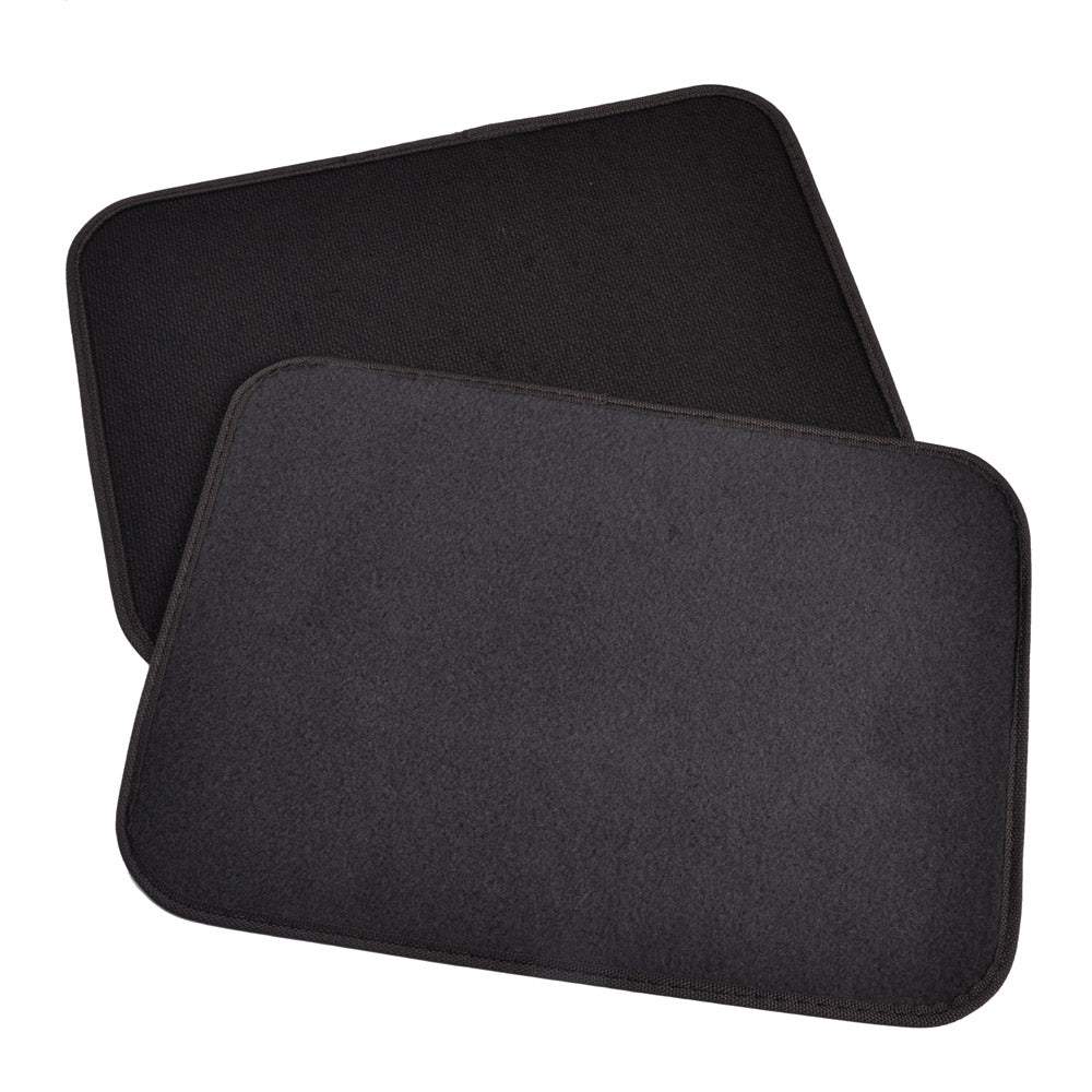 MotorTrend 4-Piece Premium Inter-Lock Backing Teppich Vorderbodenmatten und Hinterbodenmatten