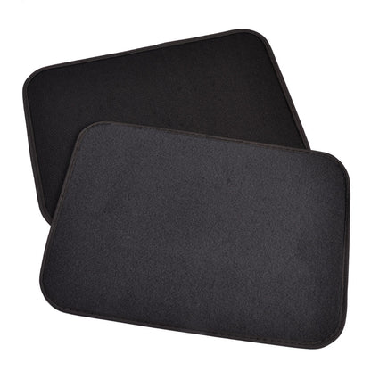 MotorTrend 4-Piece Premium Inter-Lock Backing Teppich Vorderbodenmatten und Hinterbodenmatten
