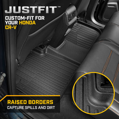 CAT® JustFitTM 3D Custom Fit Fußbodenmatten für Honda CRV 2023, 2026 - Heavy Duty Floor Liner Protection Laser gemessen, Honda CRV Zubehör, Car Liner