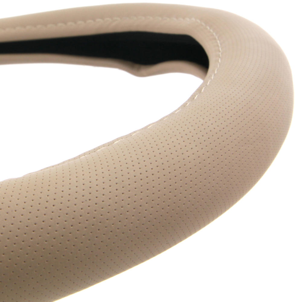 BDK Sporty Faux Leather Soft Grip Lenkrad Abdeckung (Fits 14.5' - 15.5')