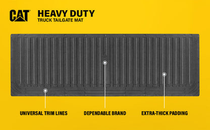 CAT Ultra Tough Trunk / Cargo / Tailgate Mat Protector - Schwere Pflicht, All Weather, Trim to Fit (62 'x 21')
