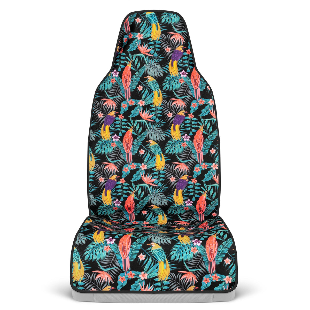 Carbella 2-Pack Tropical Birds Vordersitz Abdeckungen