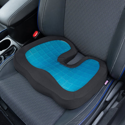 Motor Trend Kühlung Auto Lumbal Support Cushion - Hergestellt mit Memory Foam für maximale Coccyx Komfort & Rücken Tailbone Schmerzlinderung, ideal für Auto- und Bürostühle (MTCG-100)