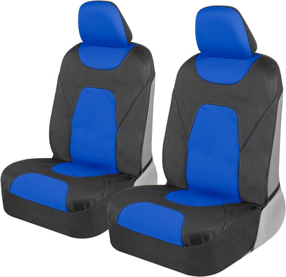 MotorTrend 2-Pack AquaShield Wasserdicht Zwei-Tone Neopren-Vordersitzabdeckungen