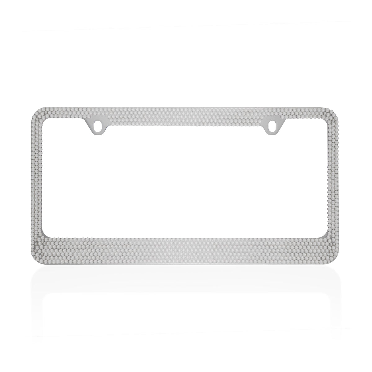 BDK Heavy Duty Rust-Proof Stainless-Steel Metallplattiertes Kennzeichen Rahmen Universalgröße für PKW SUV