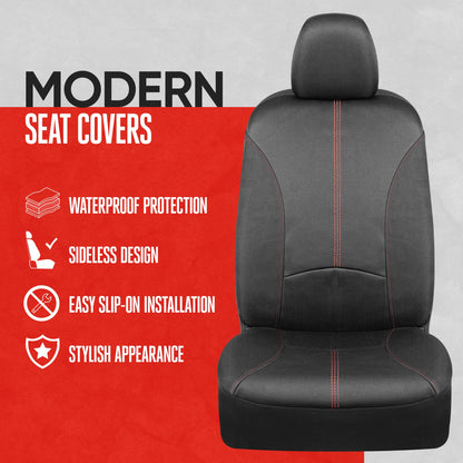 MotorTrend 2-Pack SpillGuard Wasserdichte Neopren-Vordersitzabdeckungen
