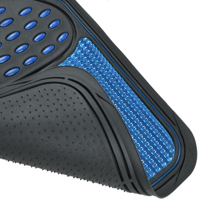 BDK 4-Piece-zentrierte gedämpfte Griff Pad Vorderbodenmatten und hintere Bodenmatten - Heavy Duty, All Weather, Trimmen Sie, um zu passen