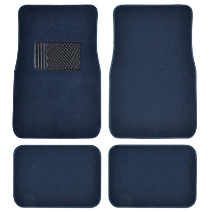 BDK 4-Piece Premium Teppich Nicht-rutschen Ferse Pad Vorderbodenmatten und hintere Bodenmatten