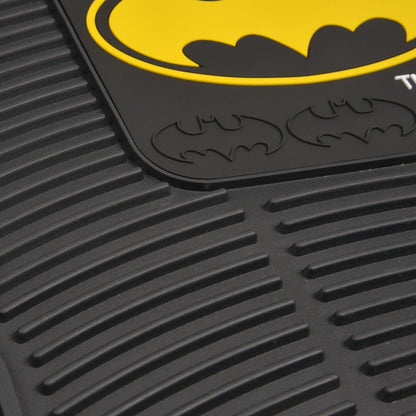 BDK Armored Super Hero Car Floor Matts - Offiziell lizenzierte DC Comics - All Weather Heavy Duty Auto Interieur Liners für Auto Truck Van SUV (Mehrere Stile)