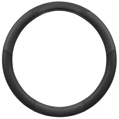 MotorTrend Soft Touch Perforierte Mikrofaser-Lenkradabdeckung (Fits 14.5' - 15.5')
