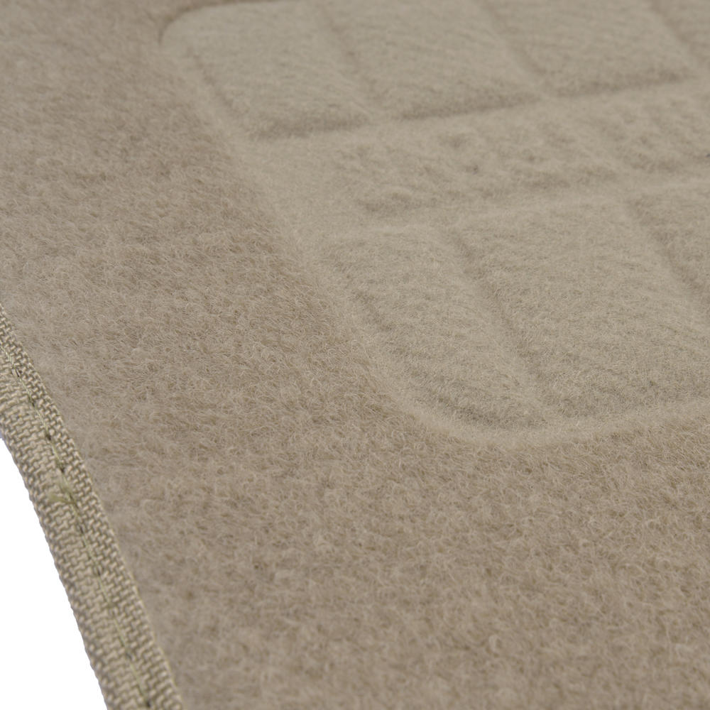 MotorTrend 4-Piece FatRug Premium Teppich Vorderbodenmatten und Hinterbodenmatten mit Fersenpolsterung