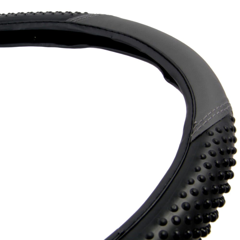BDK Ergonomic Sport Massage Grip Lenkrad Abdeckung (Fits 14.5' - 15.5')
