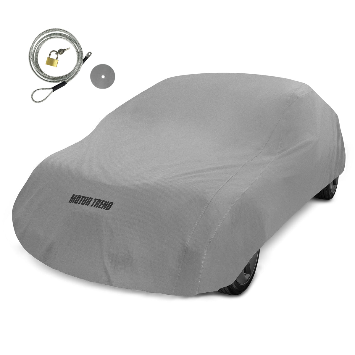 MotorTrend 4-Serie Premium Poly Lined Fahrzeugabdeckung für Autos, SUVs, LKW, Vans
