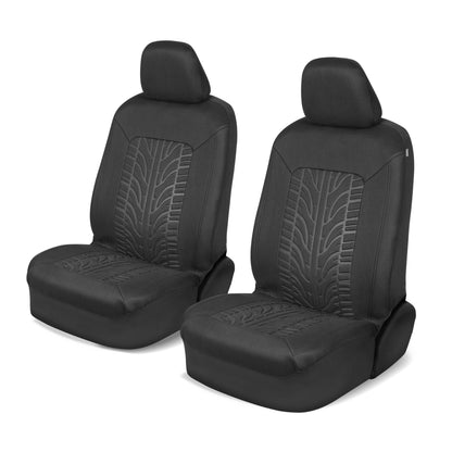 MotorTrend 2-Pack Grand Prix Reifenlaufflächen-Vordersitzabdeckungen