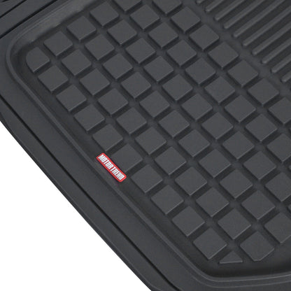 MotorTrend 4-Piece FlexTough Deep Dish Hybrid Groove Vorderbodenmatten und Hinterbodenmatten - Heavy Duty, All Weather, Trimmen Sie, um zu passen