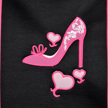 BDK 12-Piece Hot Pink Heels Vordersitzbezüge, Rücksitzbezüge, Sitzgurtpads und Lenkradbezüge (Fits 14.5' - 15.5')