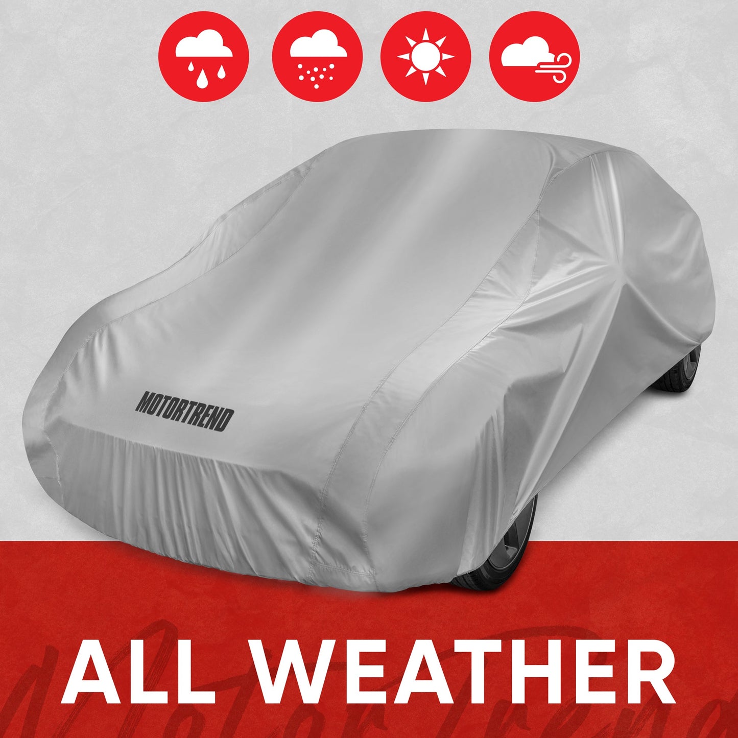 MotorTrend WeatherWear Single Poly Layer All Season Wasserdichte Fahrzeugabdeckung für Ford Crown Victoria