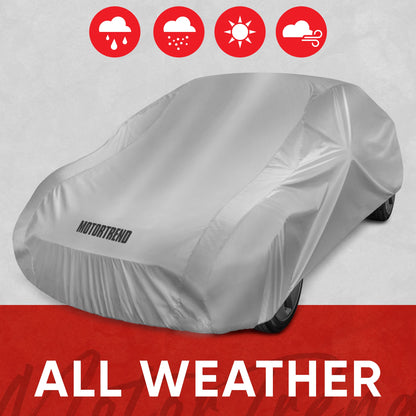 MotorTrend WeatherWear Single Poly Layer All Season Wasserdichte Fahrzeugabdeckung für Ford Crown Victoria
