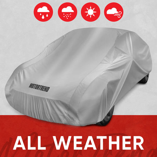 MotorTrend WeatherWear Single Poly Layer All Season Wasserdichte Fahrzeugabdeckung für Lincoln Town Car