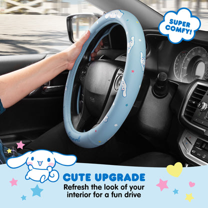 Carbella Sanrio Cinnamoroll Lenkradabdeckung (Fits 14.5' - 15.5')