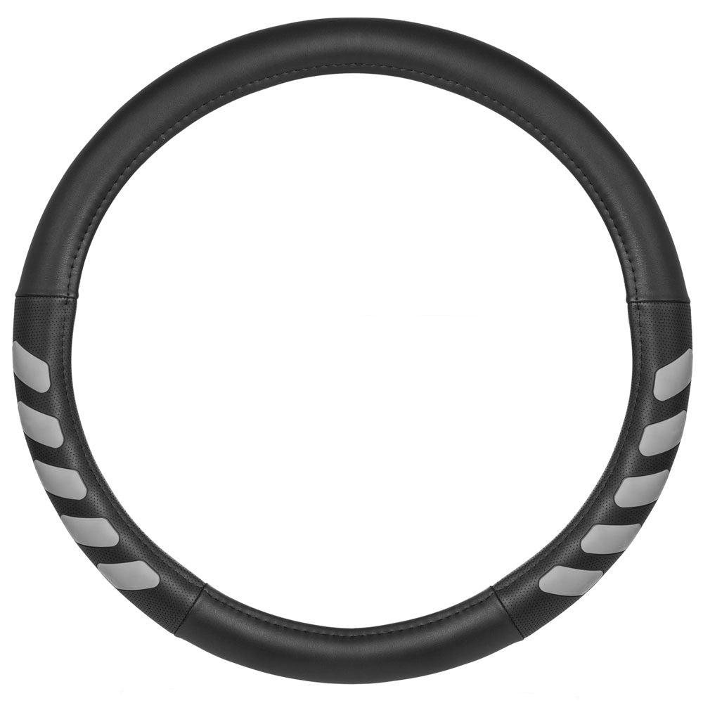 CAT UltraSport Faux Leather Steering Wheel Abdeckung für Wohnmobile, Semi-Trucks, LKW und Big Rigs L (15,5' - 16,5')