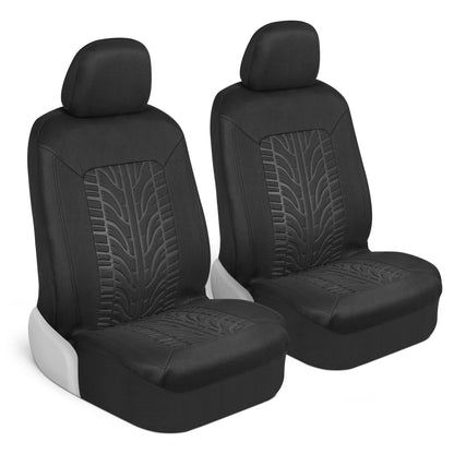 MotorTrend 2-Pack Grand Prix Reifenlaufflächen-Vordersitzabdeckungen